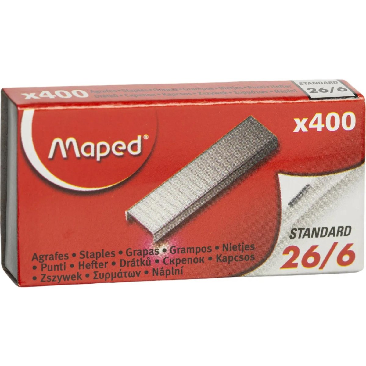 Степлер Maped UNIVERSAL METAL до25л,№24/6-26/6,антист,400скоб,ассорти,39200
