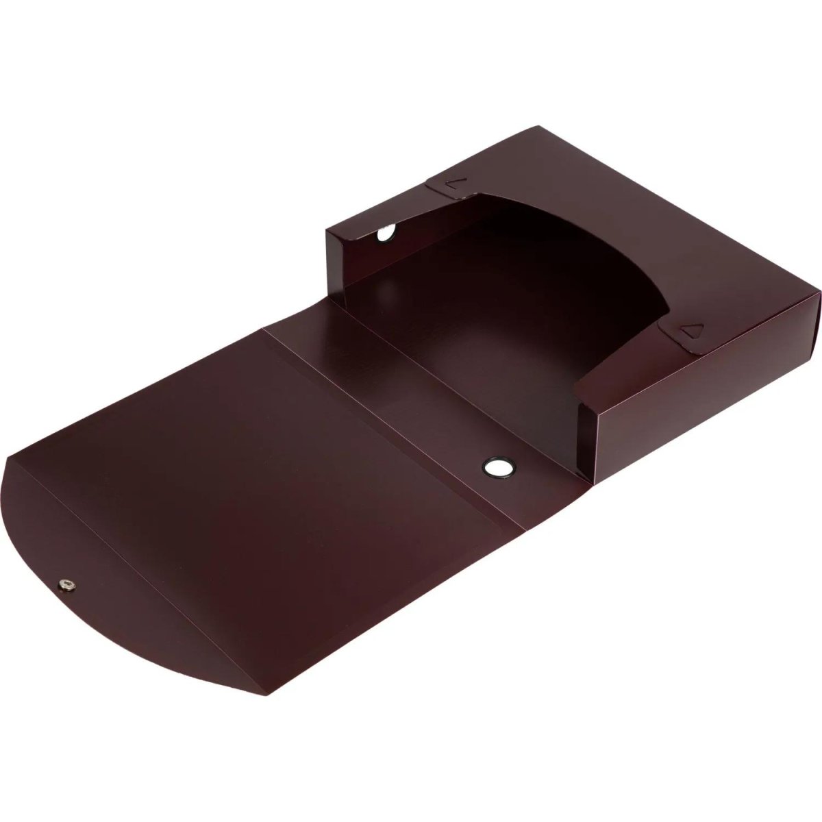 Короб архивный на кнопке Attache 70 мм пластик,бордовый песок