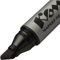 Маркер перманентный Комус PY2312, скошенный наконечник, 4-12 мм, черный