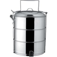 Контейнер (ланч-бокс) нерж 15смх3шт (RG-6800-02)