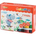 Гуашь Комус Класс ColorPics набор 12 цв, 20 мл