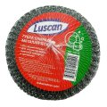 Губка-мочалка спираль металлическая Luscan 110х110х40мм 40г