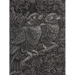 Гравюра Скретчинг МИКС 18x24 см птички, набор МУЛЬТИ АРТ SCRMIX-115406