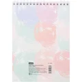 Блокнот А5,80л,кл,греб.верх,обл.мат.лам. Attache Selection Pastel Круги