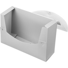 Короб архивный на кнопке Attache 120 мм пластик, серый песок