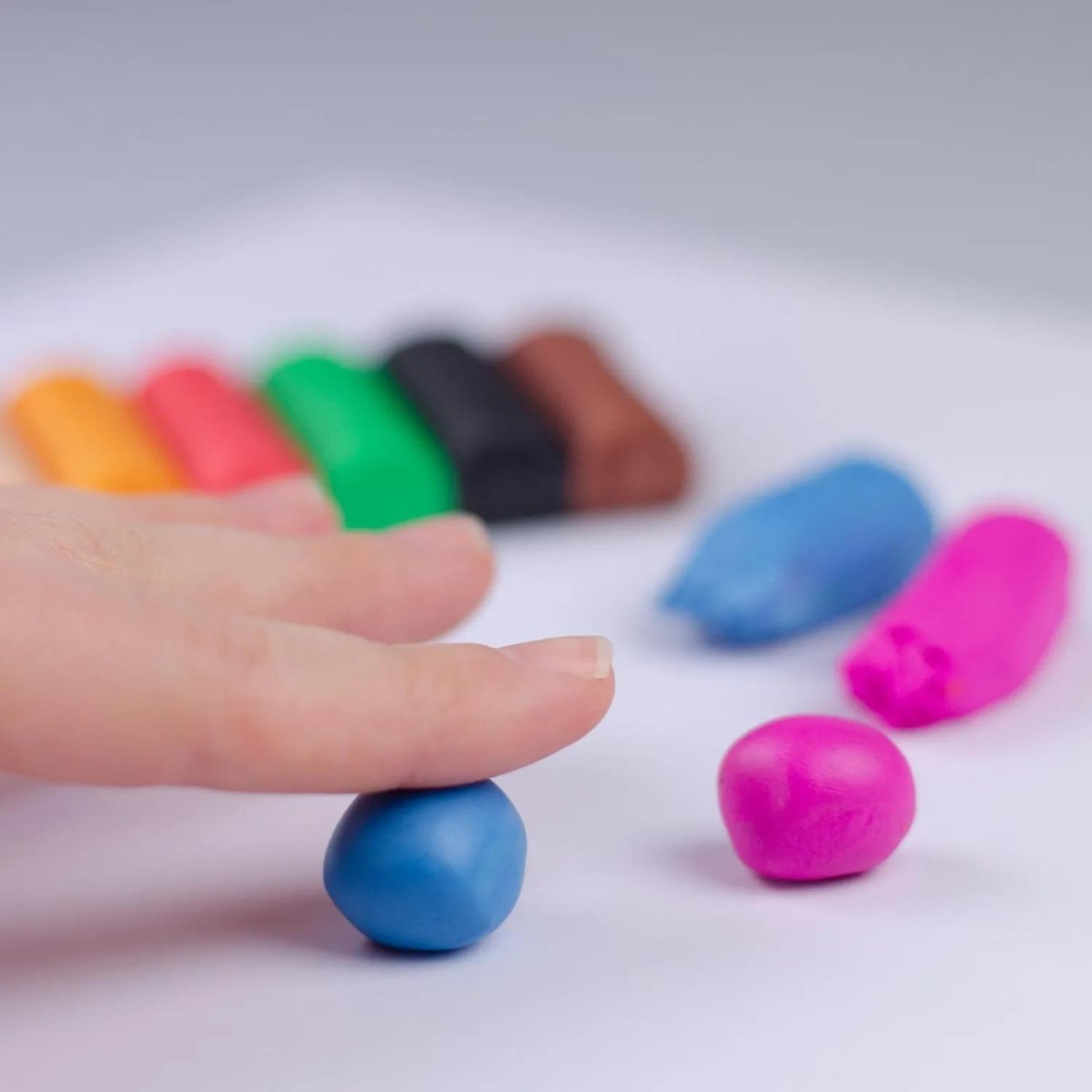 Пластилин Kores Plastilina 10 цветов набор общий вес 200гр 34010