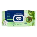 Салфетки влажные освежающие AURA big-pack с крышкой 120шт/уп