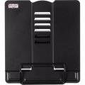 Подставка для книг Комус Класс черная, металл 19x15,5x20см,7 настроек