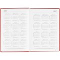Ежедневник датированный 2026, красн, А5, 148x218 мм, 352 стр,АТТАСНЕ Agenda