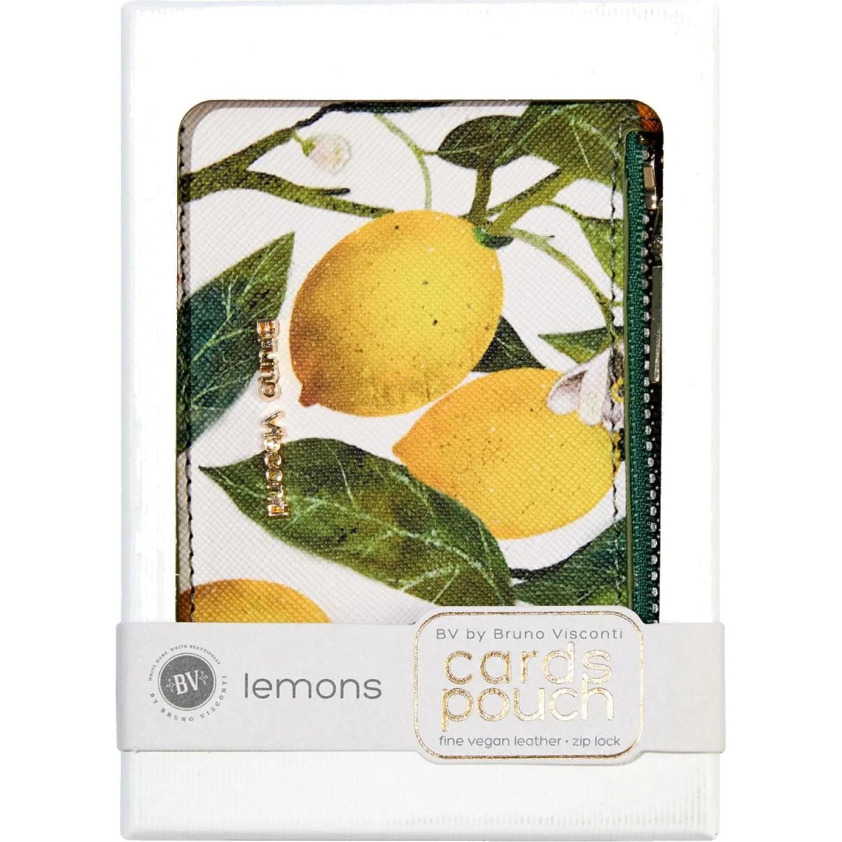Картхолдер на молнии  flora.paradise.lemons, 11.5 x 0,7 x 7,5 см 14-096/06