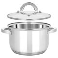 Кастрюля нерж Rondy 3,9л , D=21,5cм, SH07393