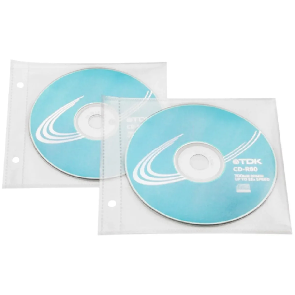 Файл-вкладыш для 1 CD Комус, 20 шт