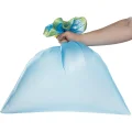 Мешки для мусора ПНД 60л 14мкм 20шт/рул синий 60х70 GP с завязк_Green Pack