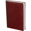 Ежедневник недатированный бордо, тв пер, 140х200, 160л, Lozanna AZ052/bordo