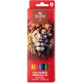 Карандаши цветные набор RED LION 3553, 18цв, картон.упак. с подвесом