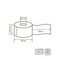 Бумага туалетная д/дисп Focus Point 2сл бел 120м 12рул/уп_5036915/50202223