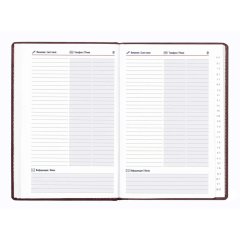 Алфавитная книжка А5,142х210мм,120л,бордо,белая простр. АТТАСНЕ Bizon