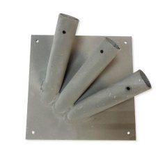 Кронштейн для флагштоков и флагов металлический тройной