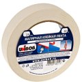 Клейкая лента малярная 25мм х 50м, креппированная