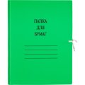 Папка с завязками Дело 300гр/м2 мелованный 4 цвета, 20 шт/уп