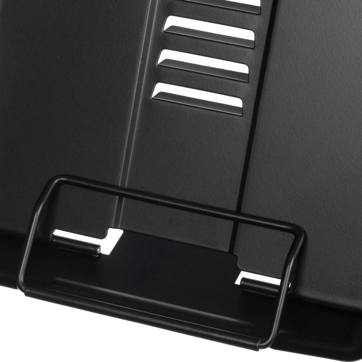 Подставка для книг Комус Класс черная, металл 19x15,5x20см,7 настроек
