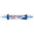 Маркер акриловый двусторон.3D Edding5400/903.Голубая шагаль/Gentian blue