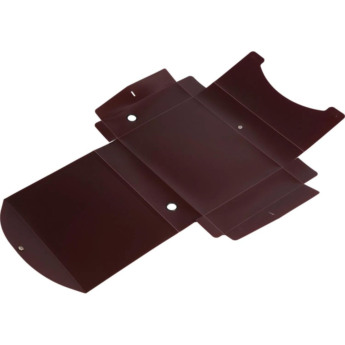 Короб архивный на кнопке Attache  120 мм пластик,бордовый полоска