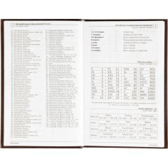 Ежедневник недатированный А5,128л.,55-65г,бумвинил коричнев,Attache