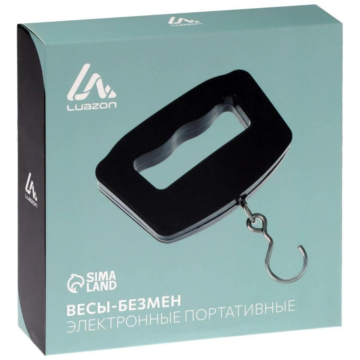 Весы -безмен Luazon LV-506, электронные до5 кг точность до 10г подсвет.чёрн