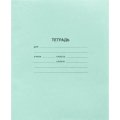 Тетрадь в зеленом офсете  24л, линия  уп. по 20 шт./запайка, 100% белизна