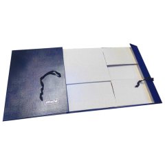 Короб архивный складной Attache А4, 200мм, синий