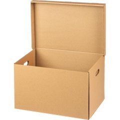 Короб архивный Attache Делопроизводство с крышкой 480x325x295мм, T26