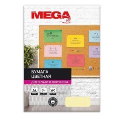 Бумага цветная Выбор есть (А4,160г, желтая пастель) 250л/уп