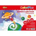 Бумага цветная Комус Класс 100л, 10цв, тонированная в массе, пакет