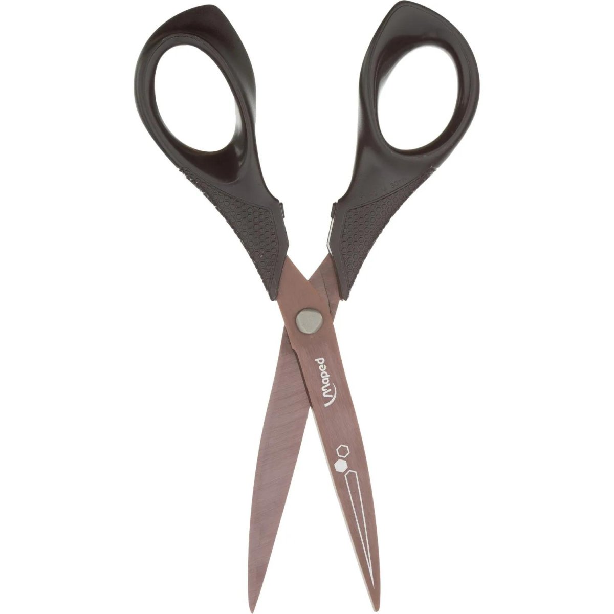 Ножницы Maped TITANIUM 170мм,титан.покр.,эргономич.пласт.ручки,черн,684110