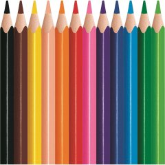Карандаши цветные Maped COLOR'PEPS STRONG MINI 3хгр,пластик,12цв/наб,862812