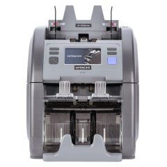 Счетчик банкнот сортировщик двухкарманный HITACHI  iH-110, 1300 банк/мин