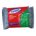 Губки для посуды Luscan в оплетке 115x78x25 мм 2 шт/уп