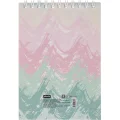 Блокнот А6,60л,кл,греб.верх,обл.мат.лам. Attache Selection Pastel Волны