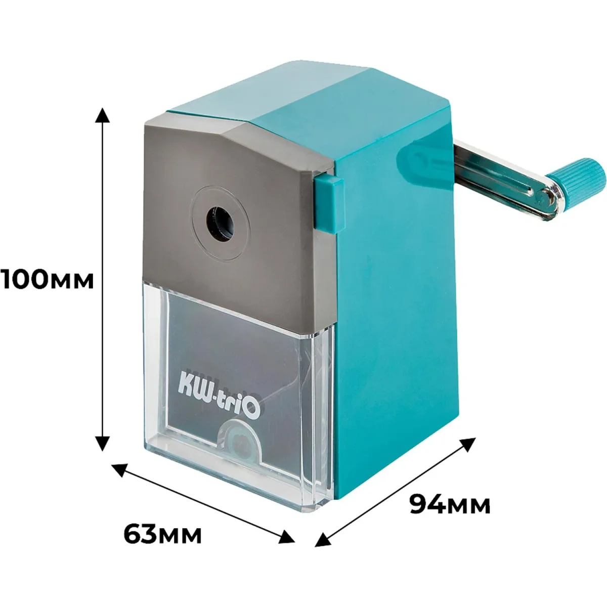 Точилка механическая KW-trio 305A цвет ассорти
