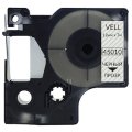 Картридж Vell VL-D-S0720500/45010 (12 мм, чер на прозрач) для LM(vell45010)