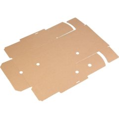 Короб архивный Комус 75 мм микрогофр, выруб.зам. бирюзовый