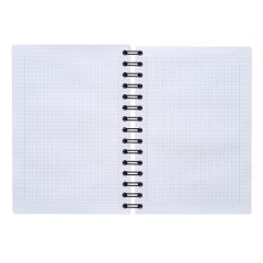 Бизнес-тетрадь А5,120л,клетка, спираль,тв.обл,Be Smart,Sence,N3687