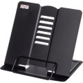 Подставка для книг Комус Класс черная, металл 19x15,5x20см,7 настроек