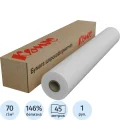 Бумага широкоформатная InkJet 70г 594ммх45м 50,8мм