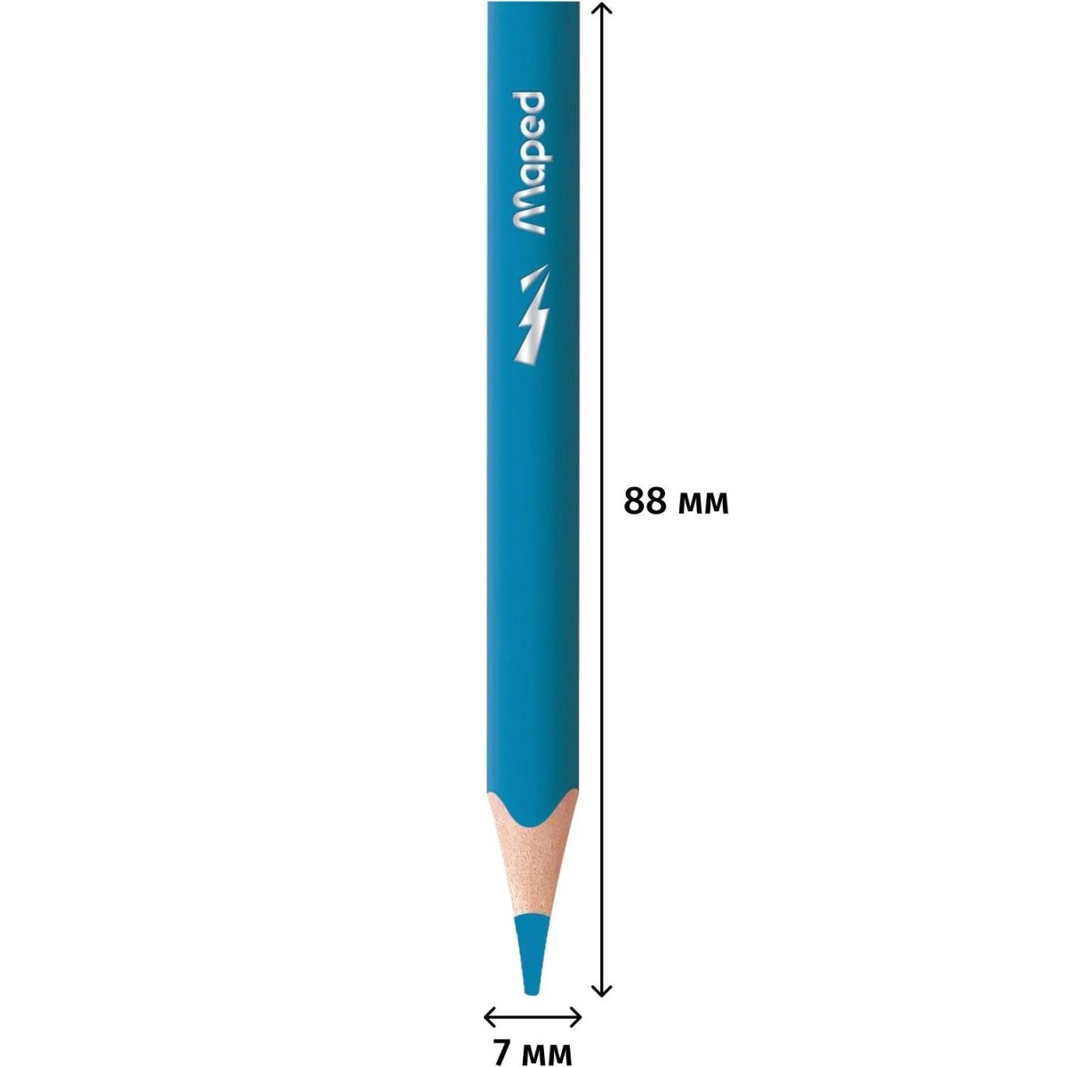 Карандаши цветные Maped COLOR'PEPS STRONG MINI 3хгр,пластик,12цв/наб,862812