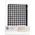 Картхолдер на молнии  black&white.модный паттерн,11.5x0,7x7,5см 14-096/05