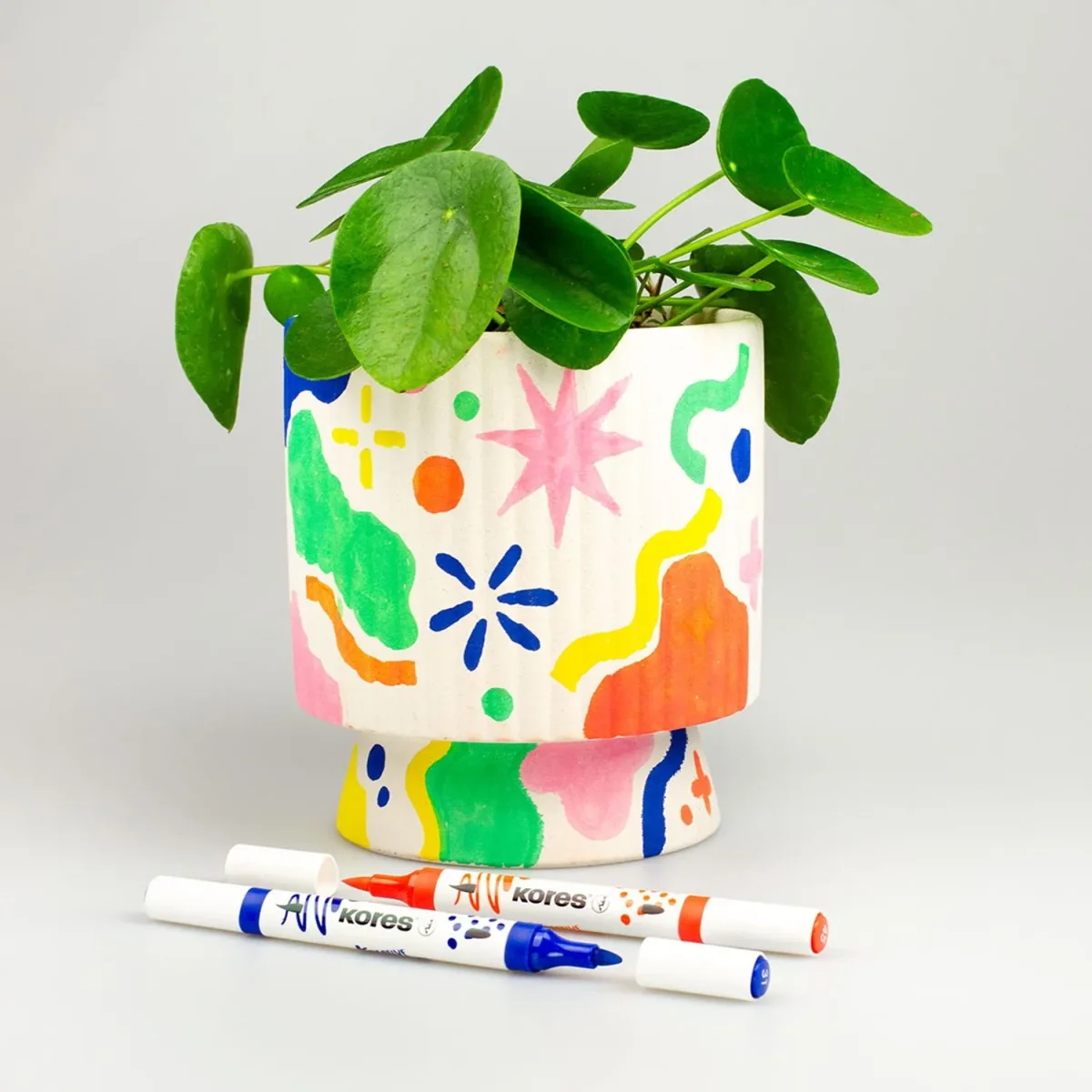 Набор маркеров Kreative Markers Acrylic duo tip пластиковый бокс 12цв,23121
