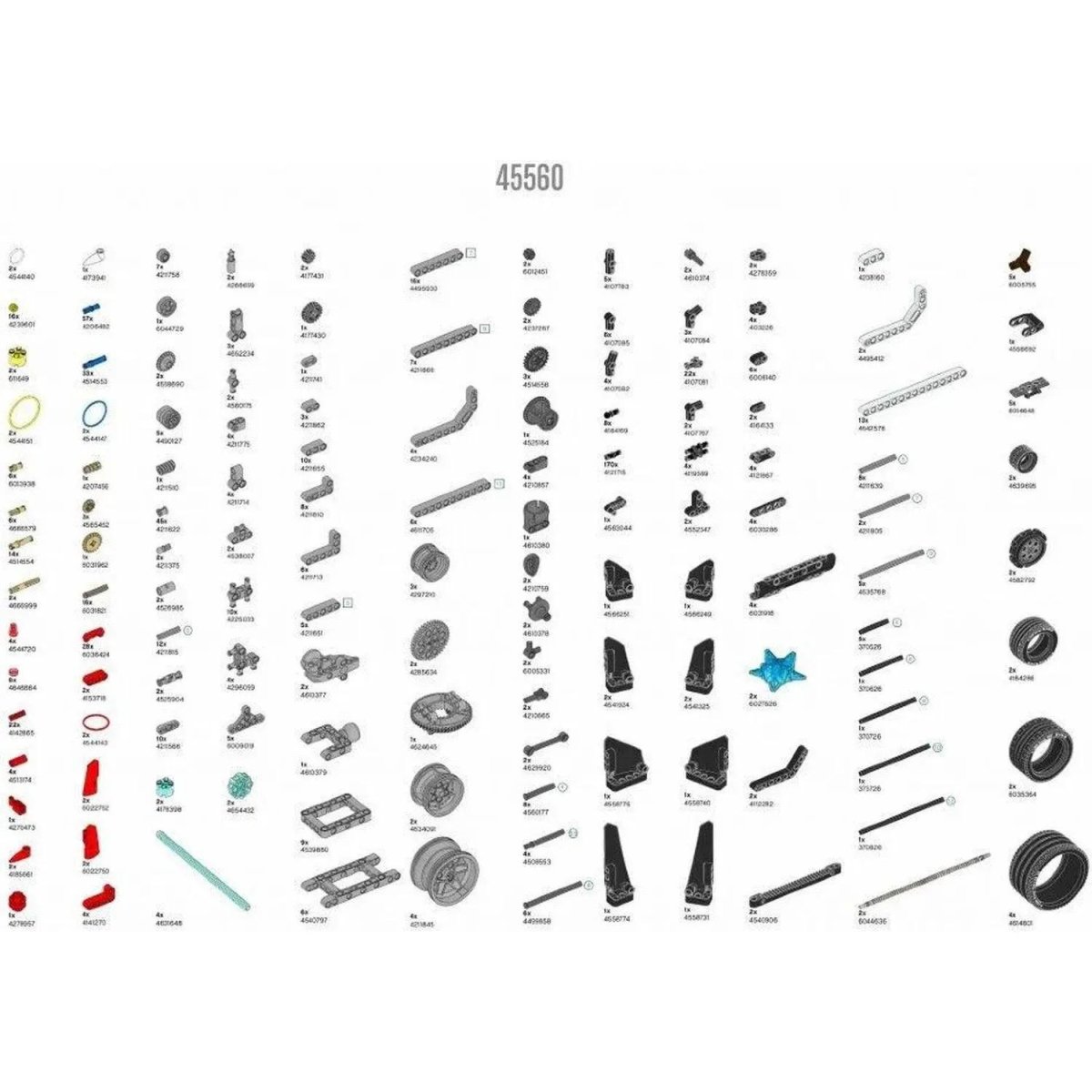Конструктор MINDSTORMS EV3 45560 (дополнительные детали)