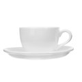Кофейная пара Chan Wave Classic Шоко, фарфор, белый, 90мл, фк 875